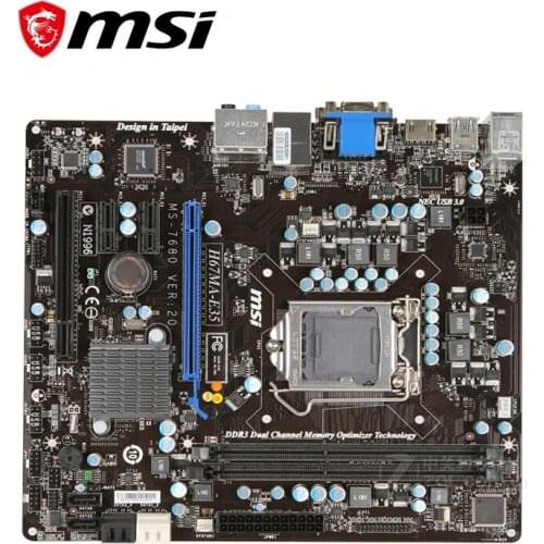 For MSI H67MA-E35(B3) Computer Motherboard LGA 1155 DDR3 For Intel H67 H67M Desktop Mainboard Used