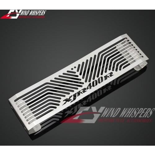 Chrome Motorcycle Accessories Radiator Guard Protector Grille Grill Cover For Yamaha XJR400R XJR400 XJR 400 XJR 400R 1993-2010