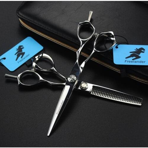 JP440C 6.0 sliver Scissors Hair Professional Barber Scissors Hair Cutting Scissors Hairdressing Shears Hair Scissors Set Makas