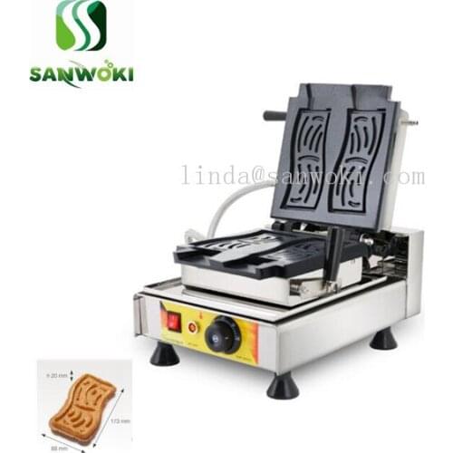 Commercial corrugate Waffle Maker Non-stick Waffle Iron Plates Baking Pan Bubble Egg Cake Oven Waffle Toaster machine 110v 220v