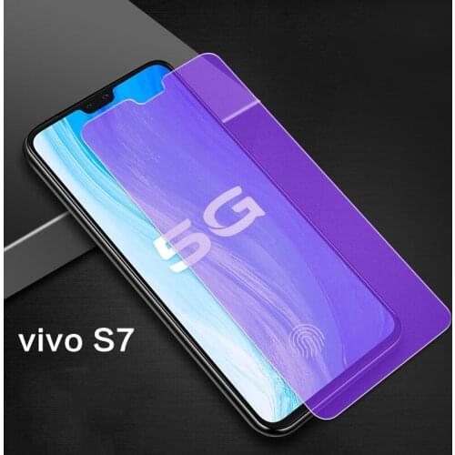 Matte Frosted Anti Blue Tempered Glass for VIVO S7 S7E s7e Screen Protector For VIVO S9 S9E s9e Protective Glass No Fingerprint