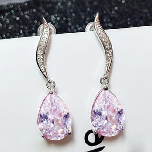 YaYi Fashion Multi-Color Glass Dangle Crystal Women Ancient Silver Color Wear ear Band Tassel Couples Wedding Long Earrings
