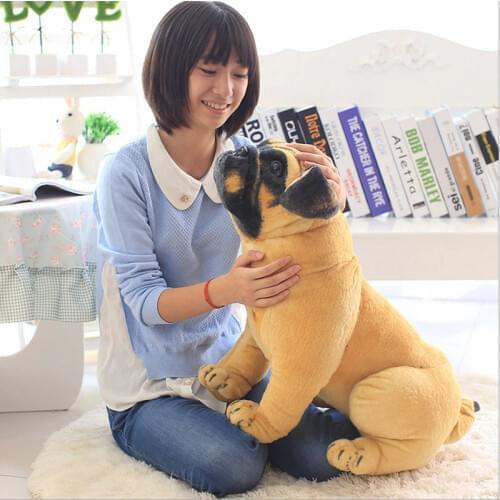 1Pcs Stuffed & Plush Animals 70cm Cute Pakistan Squatting Large Dog Toys for Children Send Girlfriend Dog Gift FREE SHIPPING
