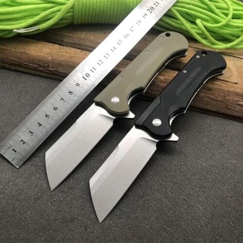 New type D2 steel folding knife tactical high hardness folding knife field survival multifunctional outdoor folding knife