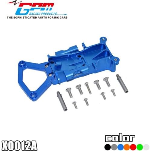 CNC machined aluminum alloy front gearbox base for TRAXXAS 1/7 XO-01
