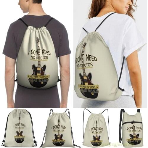 The Blues Will Never Die Women Drawstring Sackpack Gym Bags Men Outdoor Travel Backpacks For Training Fitness Swimming Bag