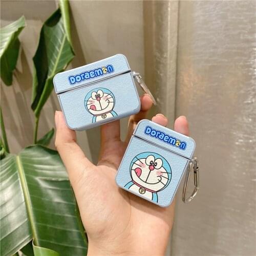 Cute Cartoon Embroidery Leather Case for Apple Airpods Pro/2/1 Cover Headphone Case Box Earphone Fashion Charging Funda