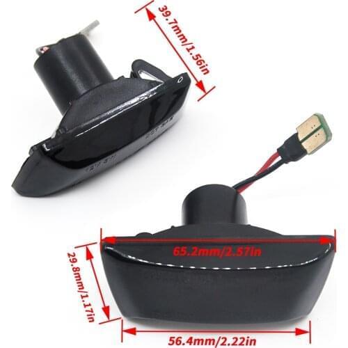 2x LED Dynamic Turn Signal Light Side Fender Marker Lamp For Chevrolet Cruze J300 J305 J308 Malibu Orlando J309 Vectra Aveo T300