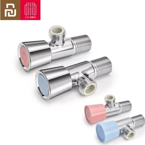 Xiaomi Diiib Dabai Universal Triangle Valve Angle Valve Bathroom Accessories Electroplate Filling Valves for Toilet Water Heater