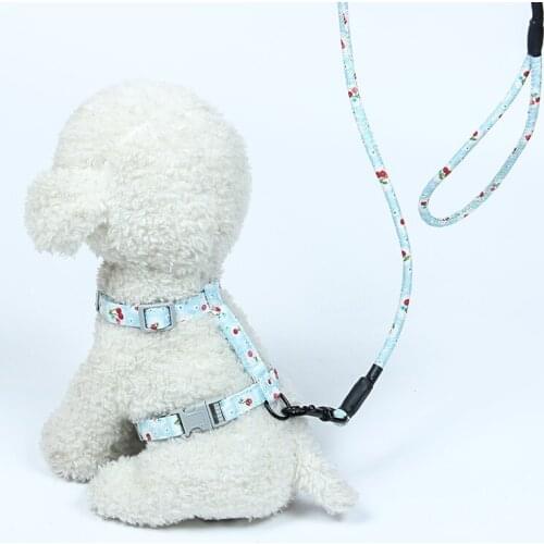 Traction Rope Cat Work Chest Strap Adjustable Chain Traction Rope Anti-break Cat Harness Pet Accessories breathable leash set