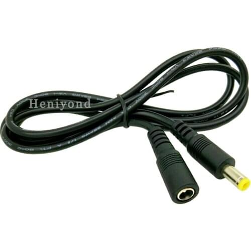 1/2/3/5/10M DC Cable Extension Camera Power Extend Cord 12V DC 5.5mmx2.1mm Connector For LED Strip Printer CCTV Camera
