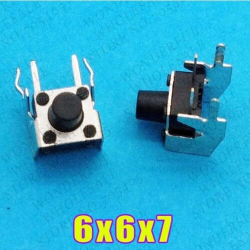 1PCS 6X6X7 DIP Tactile Tact Mini Push Button Switch Micro Switch Momentary 6*6*7mm