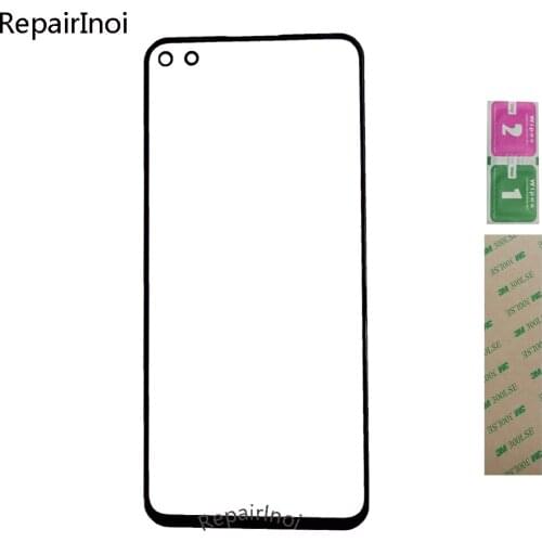 10Pieces/Lot Front Outer Glass For Huawei Nova 6 Honor V30 Touch Front Glass Touch Panel Outer Glass Lens Replacement Part