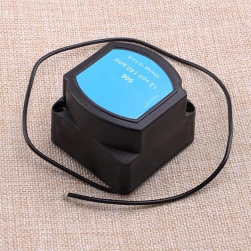 12V Dual Battery Kit Isolator Power Voltage Sensitive Split Charge Relay 140A Fit for Camper Van 4x4 Leisure Vehicles Marine