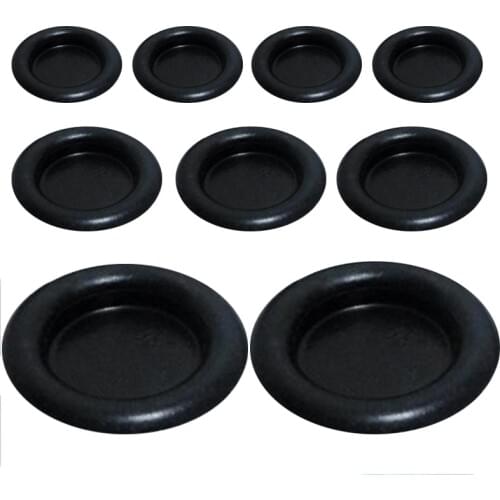 22mm 25mm 30mm Inner Diameter Black Drilling Open Hole Protector Armature Single Side Wiring Cable Rubber Ring Gasket Grommet