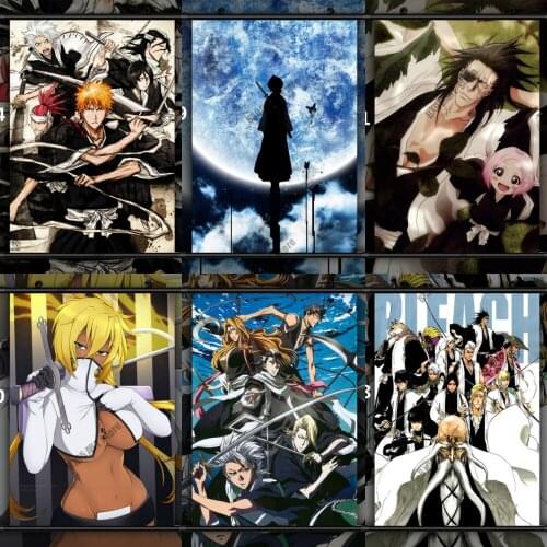 5D DIY Diamond Painting Anime Collections Rukia Aizen Ichigo Diamond Embroidery Full Mosaic Cross Stitch Kits Home Decoration