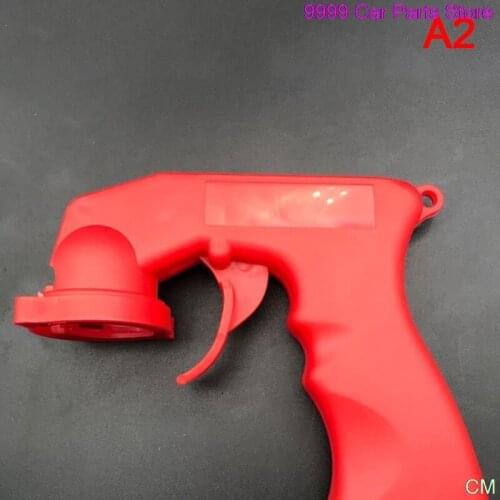 Spray Adaptor Paint Care Aerosol Gun Handle With Full Grip Trigger Locking