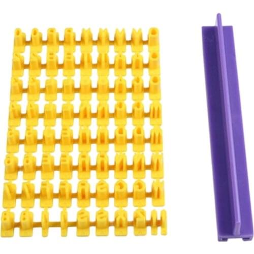 Alphabet Numbler Cookies Biscuit Letter Stamp Embosser Fondant Cake Decorating Mold Braking Cutter D850