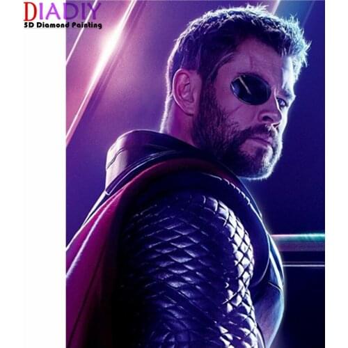 Diy 5D Diamond Painting Cross Stitch the film Avenger Super Hero Diamond Embroidery Pattern Drill Mosaic Home Decor Gift Art