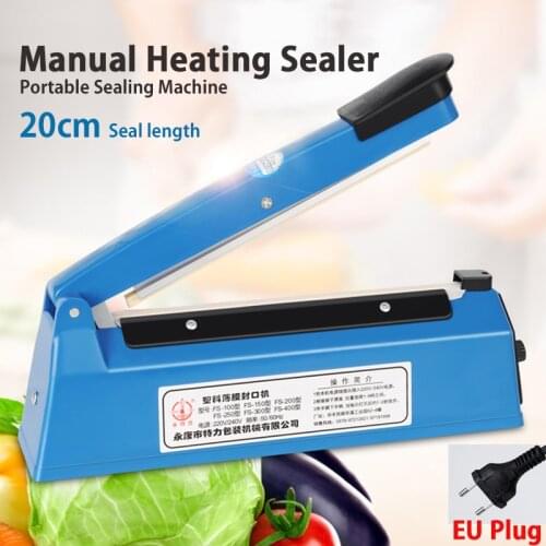 Automatic Electric Food Vacuum Heat Manual Sealer 220V Portable Sealing Machine Vacuum Food Kitchen Hand Pressure Heating Sealer