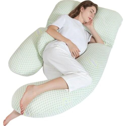 Pregnant Womens Pillow U-Shaped Belly Support Waist Support Pillow Multifunctional Pillow Sleeping Side Pillow pillows