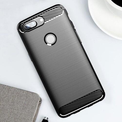 For OnePlus 5T Case Soft TPU Silicone Cover Carbon Fiber Pattern Brushed Cases For OnePlus5T OnePlus 5 5T Phone Case