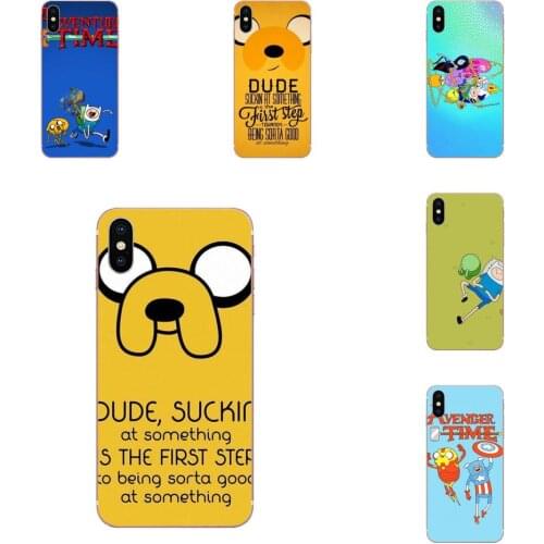 For Samsung Galaxy A90 5G A51 A71 A81 A7 A9 2018 A10 A20 A30 A40 A50 A60 A70 A80 A20E TPU Capa Cover Adventure Time Jake