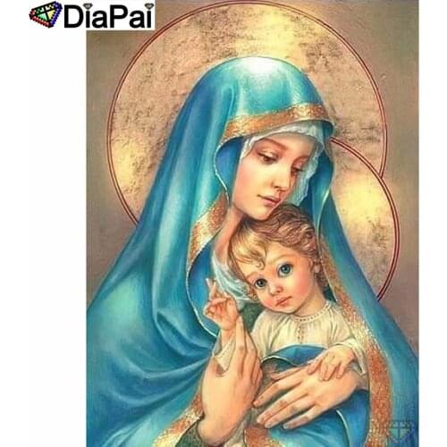 DIAPAI 5D DIY Diamond Painting 100% Full Square/Round Drill "Religious beauty" Diamond Embroidery Cross Stitch 3D Decor A22681