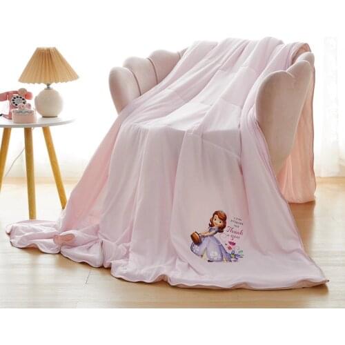 Disney Sofia Princess Summer Quilt Cartoon Cute Mickey Mouse Dumbo Blanket Throw For Boys Girls Children Adult Bedspread