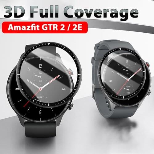 Amazfit GTR 2 / 2E Soft 3D Protective Film Guard for Xiaomi Huami Amazfit GTR 2 ESIM Full Cover Screen Protector Accessories