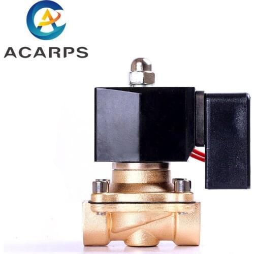 DN10 DN15 DN20 DN25 DN32 DN40 DN50 Normally Closed Brass Non Hot Solenoid Valve For Long Working Solenoid Valve