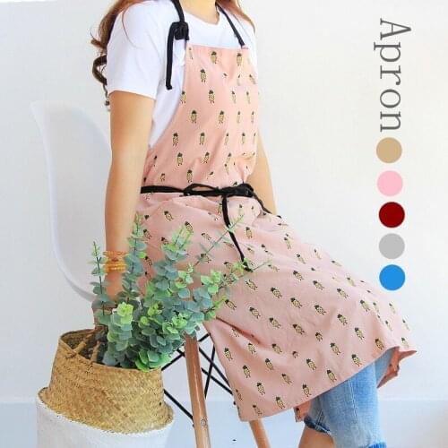 Apron cotton overalls pineapple oversized apron