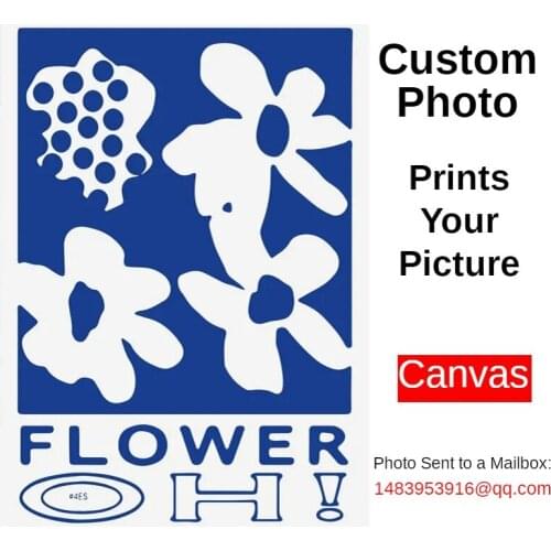 Customized Photo Prints Your Picture on Canvas Poster Animal Figure Landscape Abstrac Wall Art painting living room Home Decor