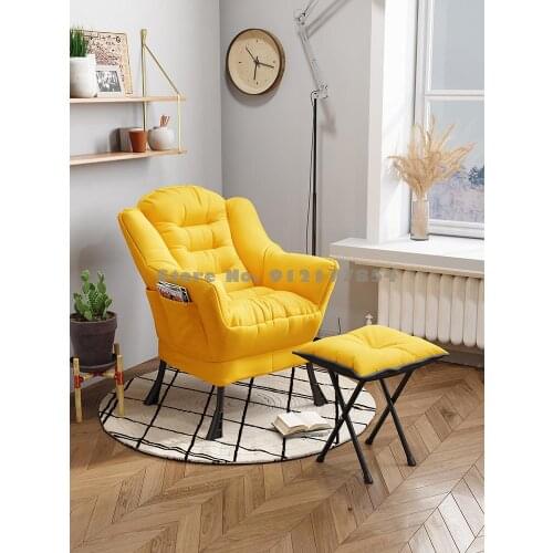 Lazy sofa single sofa chair student dormitory backrest chair bedroom leisure computer chair home balcony recliner