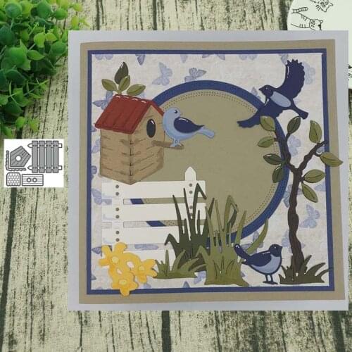 Small bird cage METAL CUTTING DIES Stencil Scrapbooking Photo Album Card Paper Embossing Craft DIY