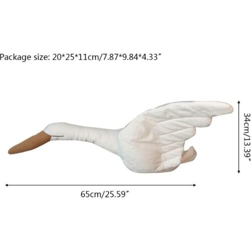 Cute Swan Wall Hanging Pendants 3D Animal Toy Kids Room Ornament Nursery Decor 63HE