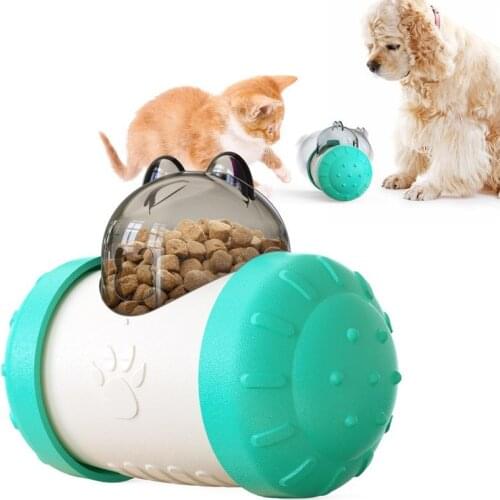 Dog Cat Slow Feeder Bowl Toy Pet Food Container Dispenser Interactive Collapsible Toys Adjustable Treat Canister No Electronic