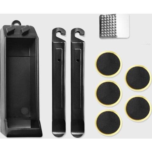 Bicycle Flat Tire Tyre Repair Kit Tool Set Bike Patch Rubber Patch Portable Fetal Outdoor Cycling Tire lever Repair Tools Kits