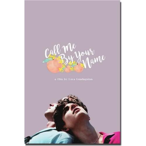 Call Me By Your Name Movie 4 Wall Sticker Silk Poster Art Light Canvas Home Decoration