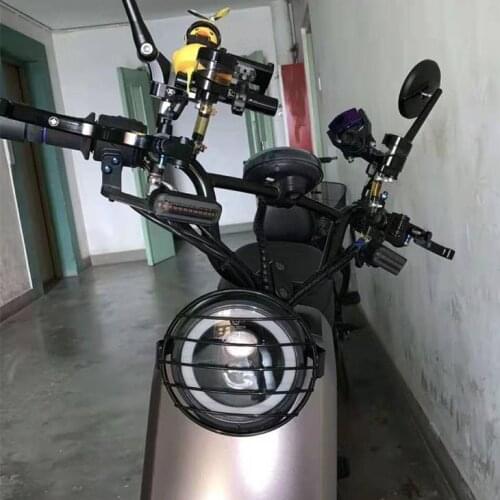 NIU Motorcycle Universal Vintage Headlight Protector Retro Grill Light Lamp Cover For U1 U+ US UM