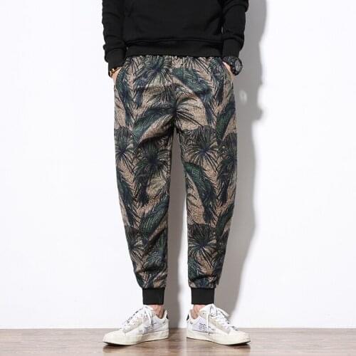 2020 New High Quality Skinny Streetwear Joggers Hip Hop Print Harem Trouers MenS Fashion Pants