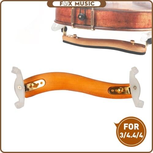 Viola Shoulder Rest 15'' 16'' Flamed Maple Shoulder Rest Adjustable For 15'' 16'' Viola Violin Parts Accessories New