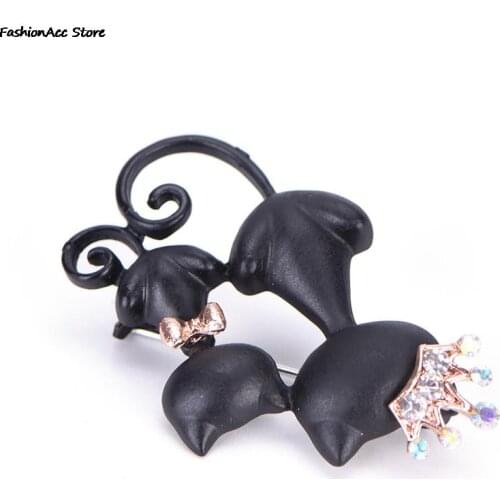 Buckles Black Women Mot Hats Scarf Suit Brooch Clothes