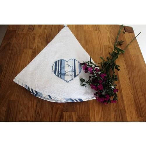 Hanging Wipe Soft Plush Round Bathing Kitchen Hand Towel