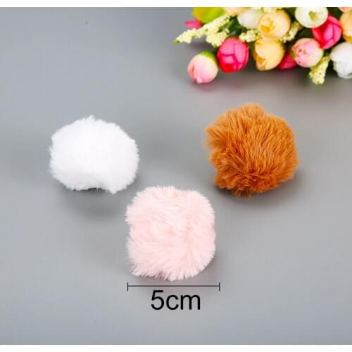 1PCS Pet Toy Ball Creative Soft Plush Funny Cat Bite Toy Interactive Toy Cat Ball Toy Mini Puppy Plush Toy Handmade Pet Supplies