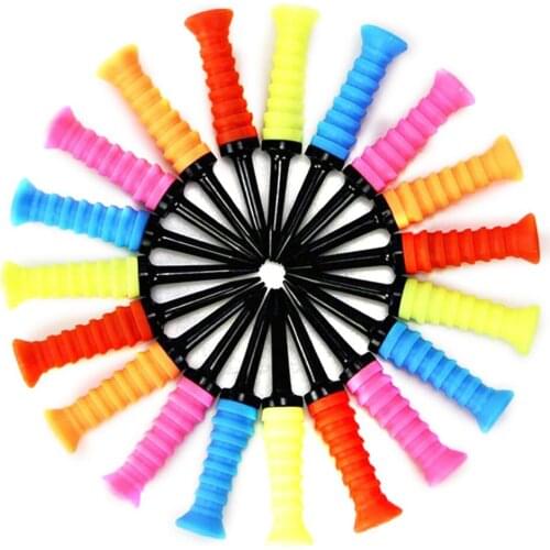 1 PC Portable Golfing Golf Tees Elastic Sport Multi-colored Supplies Professional Exercises Ball Holder Practical Training Aids