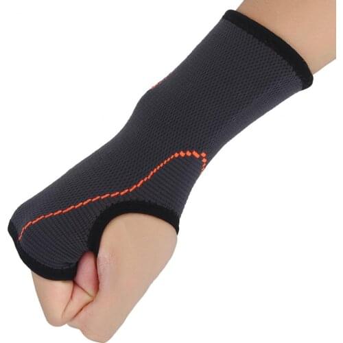1pc Nylon Unisex Weight Lifting Wrist Support Gym Training Sports Wrist Protector Guard Wristband Sleeve Hand Injury Splint