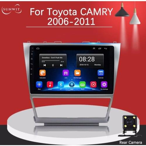 10 Inch Car Stereo For TOYOTA CAMRY 2006-2011 Car Radio Android 10.0 Bluetooth Car Video Players GPS Navigation WIFI Mirror Link