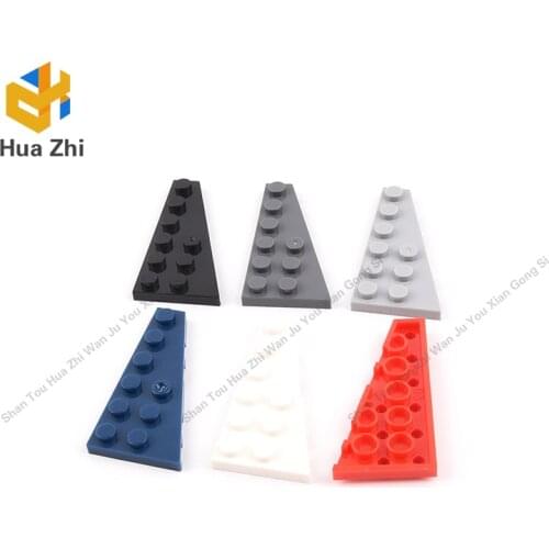 "Building Blocks Parts 54383 10PCS Wedge Plate 6 x 3 Right LEGOING MOCS Education"