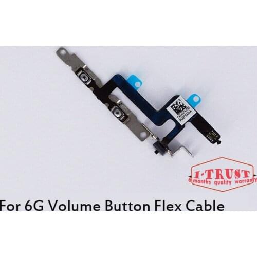 10pcs/lot Mute Control Volume Button Switch Flex Cable Ribbon for iPhone 6G 5.5'' Replacement Innet Parts